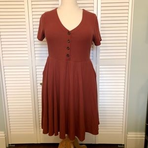 Torrid Ribbed Skater Dress. Size 2